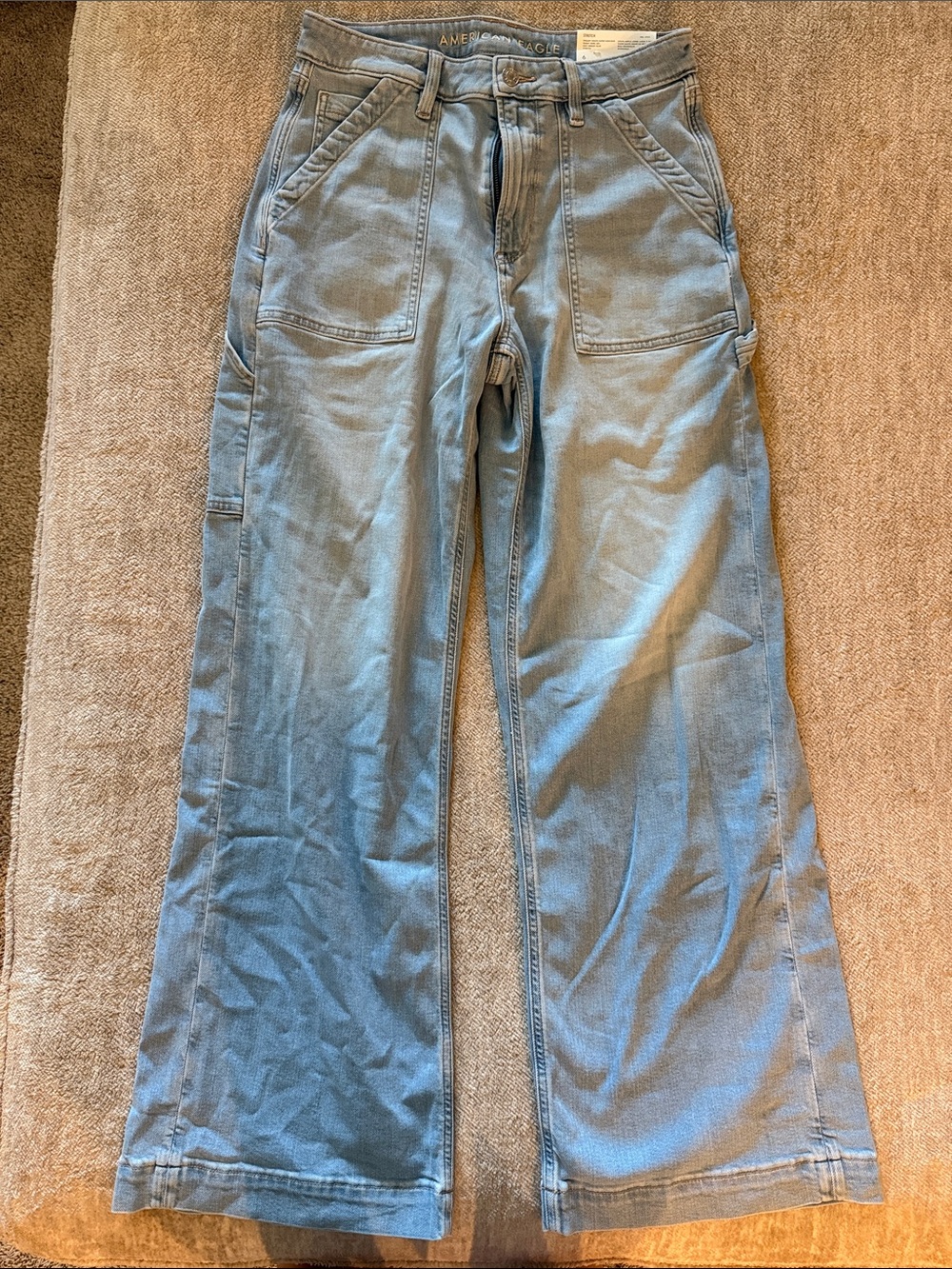 American Eagle Outfitters Light Wash Denim Jeans